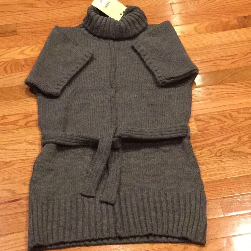 Gray Tunic Sweater NWT XL